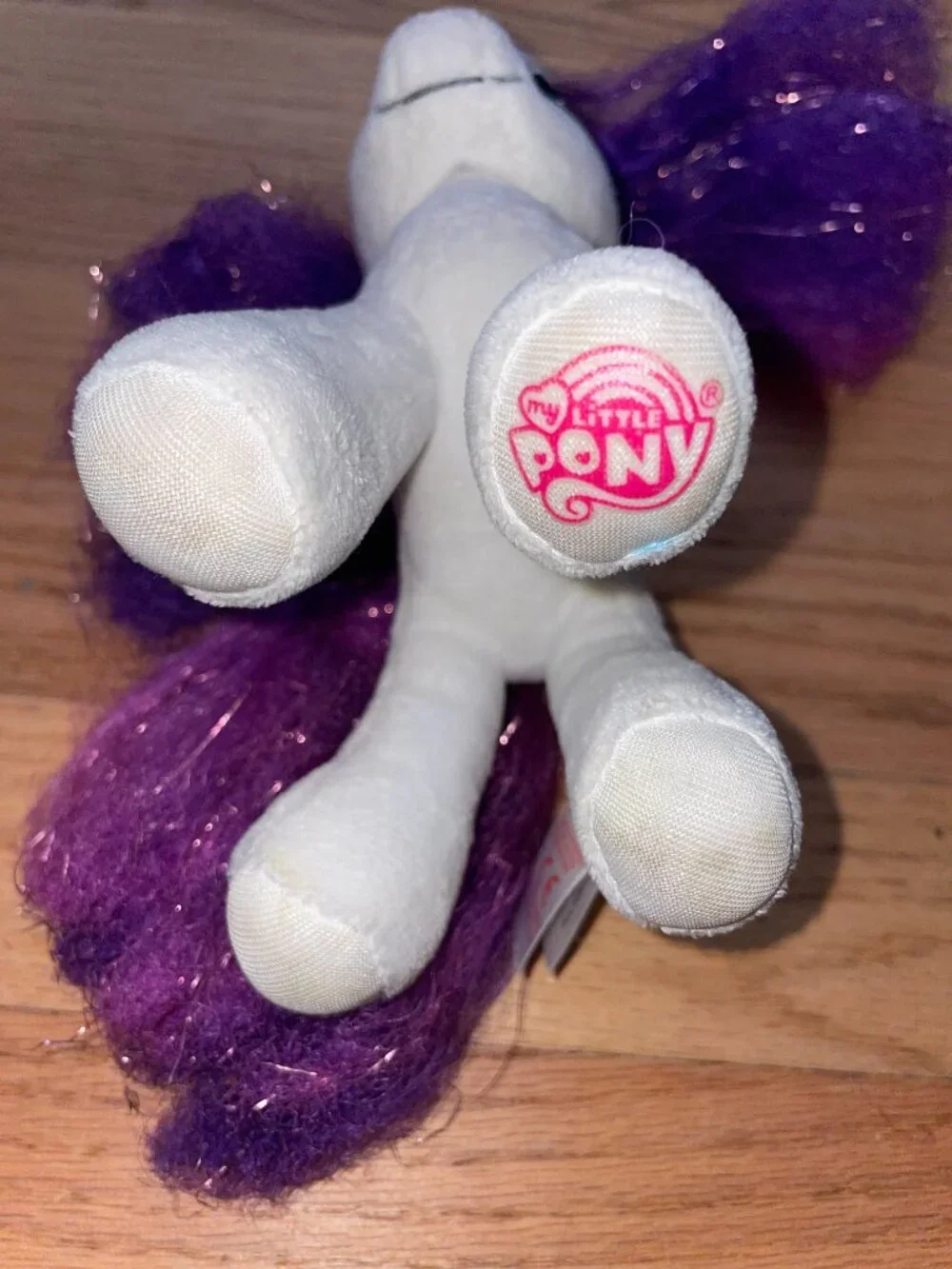My Little Pony TY Rarity Plush Brushable